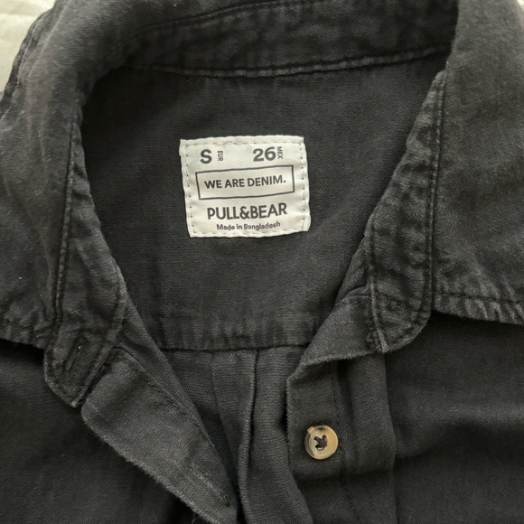 PULL&BEAR Denim Shirt Dress - Picture 4 of 5